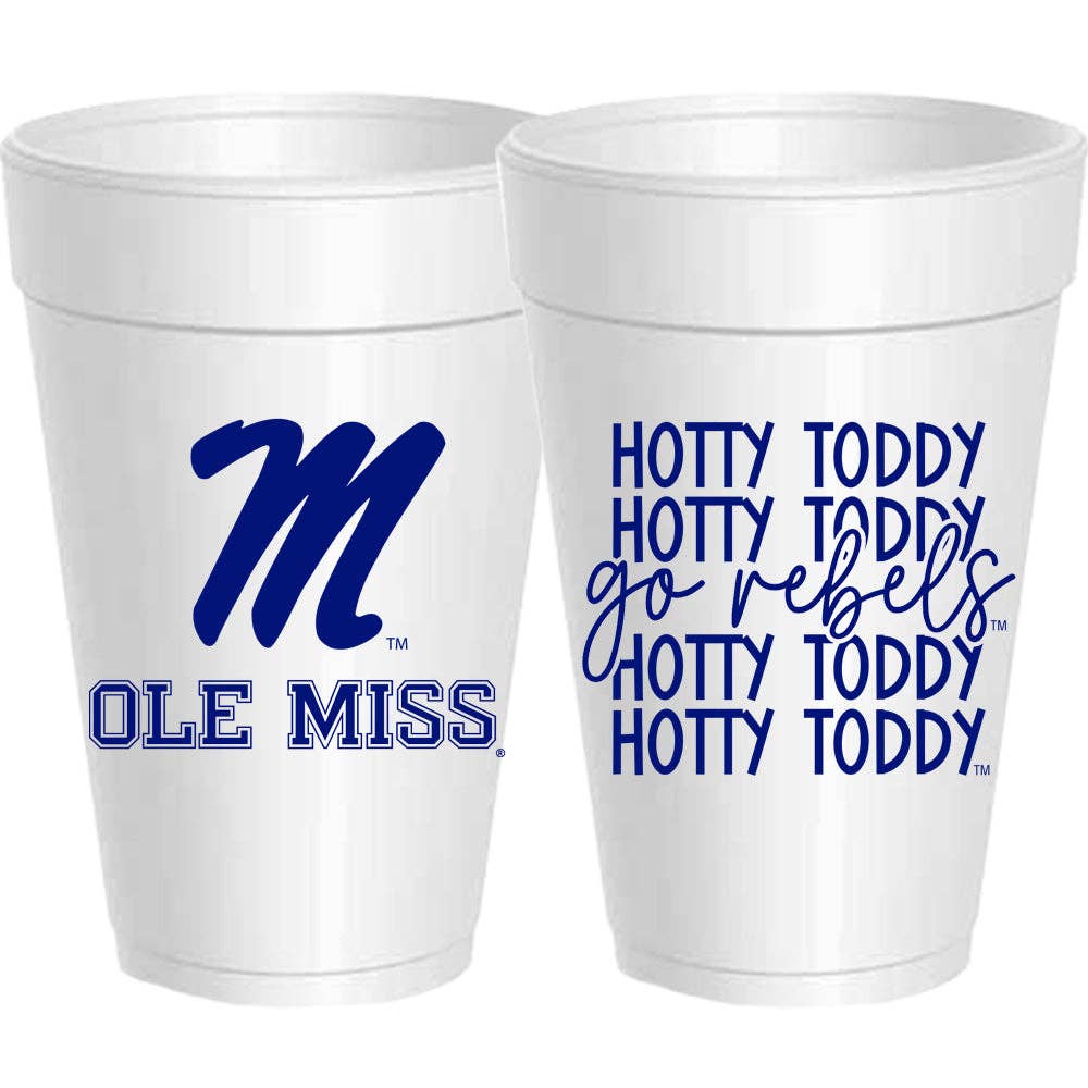 M Ole Miss Hotty Toddy Styro