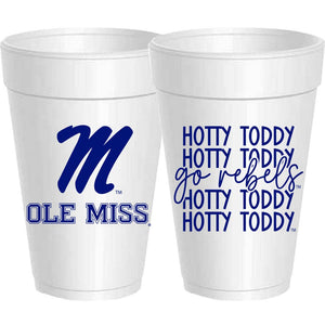 M Ole Miss Hotty Toddy Styro