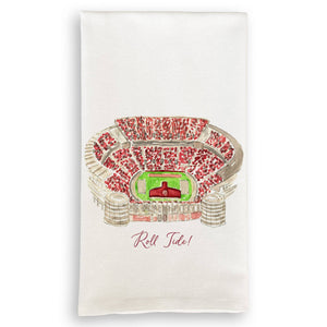 Roll Tide Alabama Football Stadium Towel