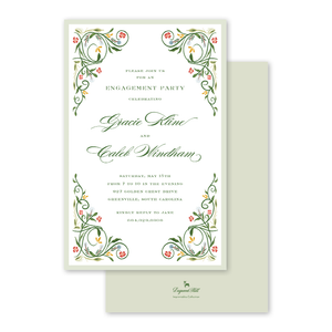 Gilded Blooms Invite